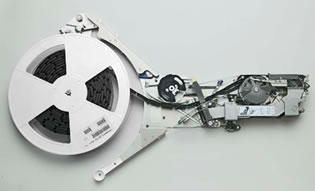 SMT electric tape feeder with reel for pick-and-place machine